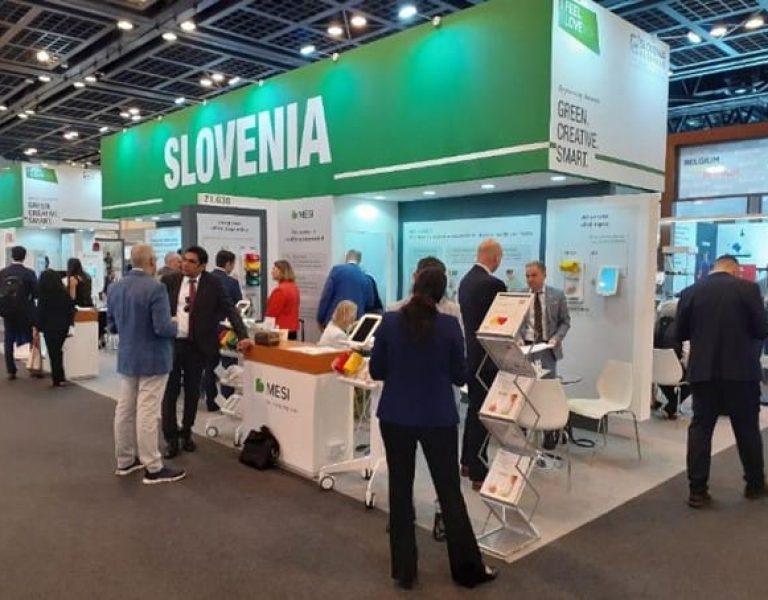 Slovenski razstavni prostor na Arab Health 2025. Foto: SPIRIT Slovenija
